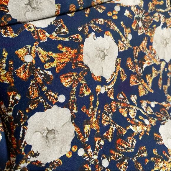 Cynthia Rowley floral print pants / leggings - Picture 3 of 7